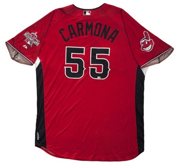 2010 Fausto Carmona Cleveland Indians Game Worn American League All-Star Game Jersey (MLB Authenticated)